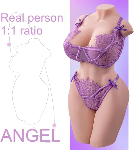 Vista 4 de Muñeca sexual de tamaño real de 9 libras para hombres, masturbador masculino de tamaño completo con pechos grandes, culo de coño, torso realista