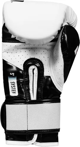 Vista 2 de Fighting Sports Guantes de entrenamiento S2 Gel Power, blanco/negro, 18 onzas