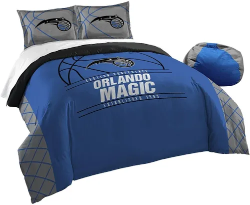 Vista 47 de Northwest NBA Unisex-Adult Comforter and Sham Set Golpe inverso
