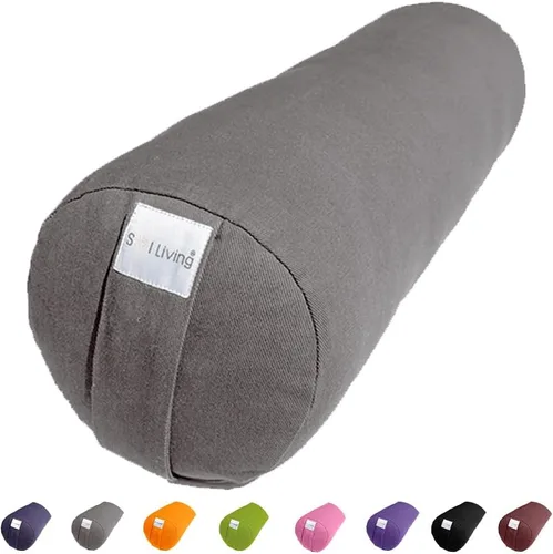 Vista 118 de Sol Living Almohada de yoga rectangular para meditación, accesorios de meditación de algodón, almohada de meditación restaurativa de yoga, almohada