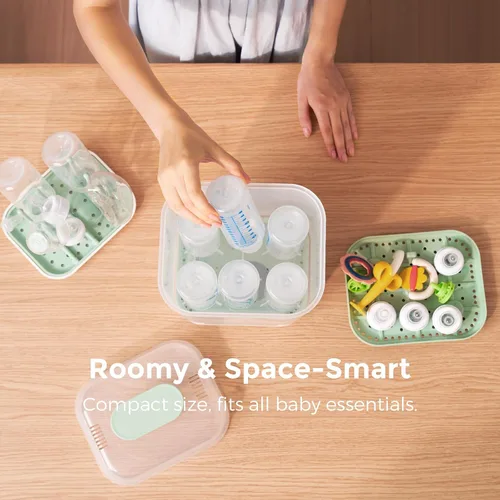Vista 4 de Momcozy Kit de esterilizador y secadora de botellas y cepillo para botellas