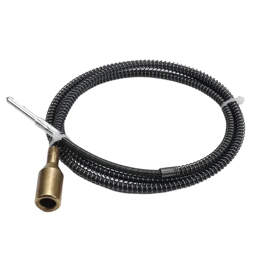 Vista 5 de Bettomshin 1 herramienta giratoria de eje flexible de 39 pulgadas de longitud, cable de eje flexible de núcleo interior de 3/16 pulgadas para prensa