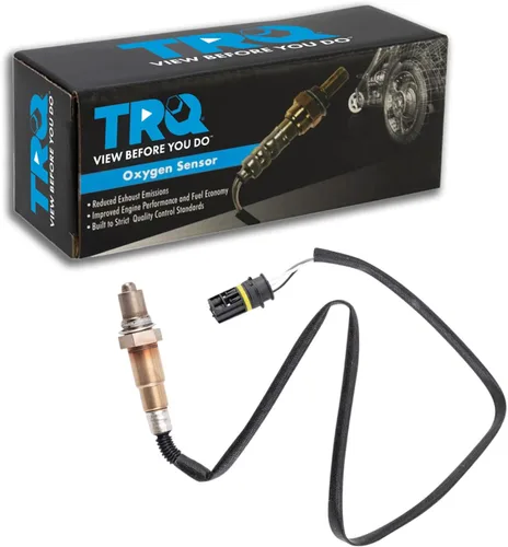 Vista 251 de TRQ Sensor de Oxígeno O2 de 4 Hilos de Banda Estrecha Compatible con VW Atlas 2.0L 2018-21, VW GTI 2.0L 2016-18, Audi A3 Quattro 2.0L 2015-18, VW