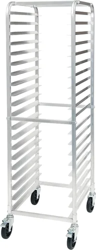 Vista 6 de Winco Funda para estante de láminas de 20 niveles ALRK-10 y ALRK-10BK, transparente, mediana Fits alrk-10, Easy on, Full-length, Great for Food