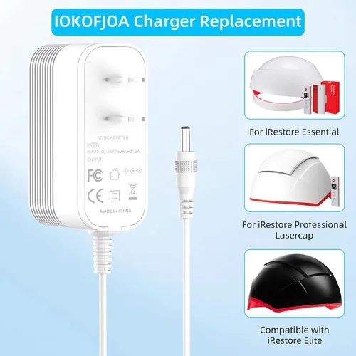 Vista 2 de Cargador de 5V 2A compatible con iRestore Professional Essential y Elite Recargable Cable de Alimentación de Batería de Repuesto