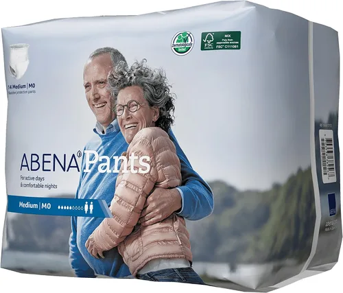Vista 4 de Abena Pants Light - Ropa interior protectora premium, nivel 0, (talla mediana a grande) M, 14