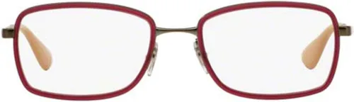 Vista 2 de Ray-Ban Gafas RX6336-2857, marcos de goma Fuxia con lente de demostración de 2.087 in, Moradorojizo