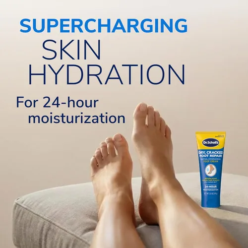 Vista 4 de Dr. Scholl's Ultra Hydrating Foot Cream - Crema para pies, 3.5 oz, crema con 25% de urea para pies secos y agrietados, cura e hidrata para tener