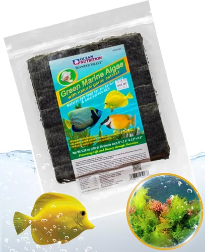 Vista 9 de Ocean Nutrition Seaweed Select Green Marine Algae - 4 hojas, 0.4 oz (12 g)
