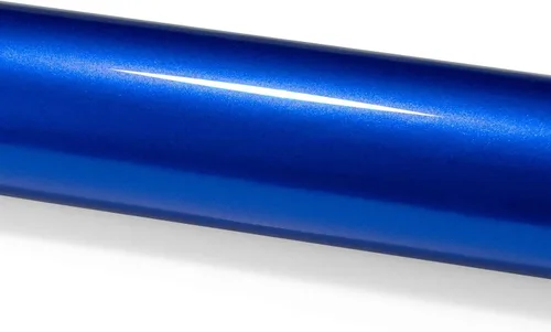 Vista 3 de 2 unidades de 4 x 8 pulgadas (3.9 in x 7.9 in) de muestra brillante metálico azul real brillante vinilo adhesivo auto auto hoja película película