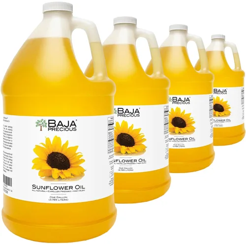 Vista 3 de Aceite orgánico de girasol (1 galón), de Baja Precious Expeller Pressed, Wonderful in the Kitchen, Amazing on Your Skin and a Million Other Uses