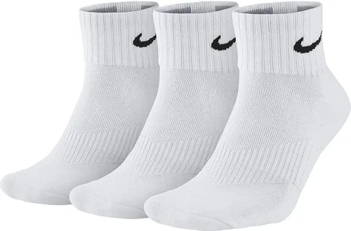 Vista 5 de NIKE Calcetines de entrenamiento de un cuarto de cojín de alto rendimiento 3 pares