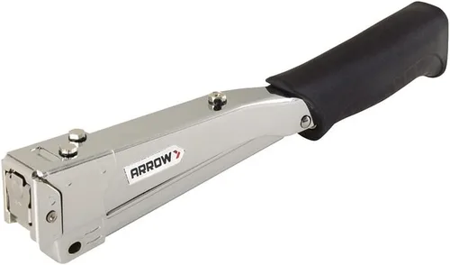 Vista 4 de Arrow HT55BL - Grapadora manual para construcción y aislamiento, mango de agarre ergonómico, cargador de carga trasera de doble capacidad, se adapta