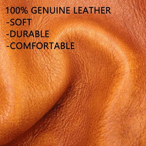 Vista 3 de Bolso bandolera de cuero hecho a mano de cuero genuino, bolso de hombro, bolso de viaje, riñonera para mujeres y hombres, color marrón