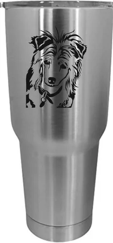 Vista 478 de Cairn Terrier - Vaso grabado con temática de perro, 30 onzas