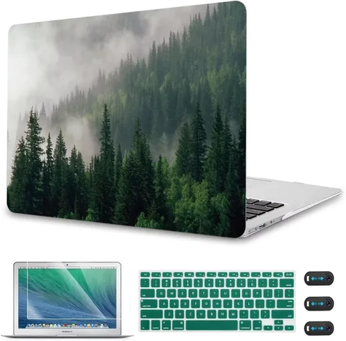 Vista 14 de CISSOOK Compatible con modelos de fundas para MacBook Air de 13 pulgadas: A1369 y A1466, versión anterior 2010-2017, carcasa rígida de plástico