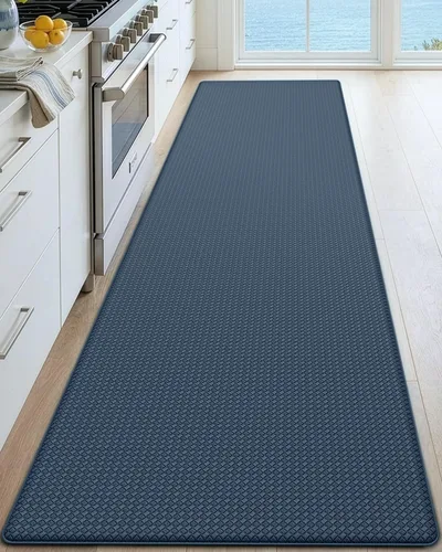 Vista 23 de DEXI Alfombrillas de Cocina Acolchadas Anti Fatiga, 17x59, Alfombra de Pasillo para Estar de Pie Impermeable, Espuma Viscoelástica Cómoda Acolchada