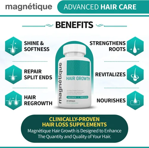 Vista 5 de Promueve un cabello más fuerte, más largo y saludable - Sin OMG con ingredientes naturales