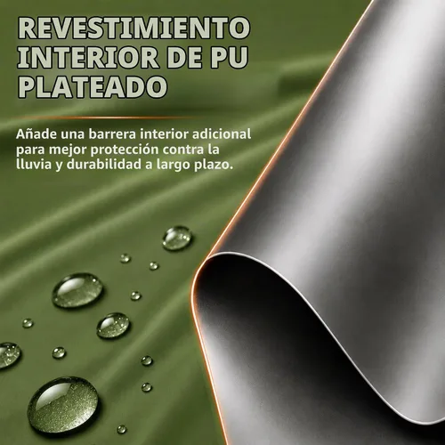 Vista 3 de Frelaxy - Funda impermeable para mochila, nivel de impermeabilidad de 10000 mm, estructura multicapa ultrarresistente mejorada, correa con hebilla