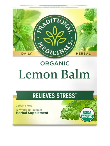 Vista 13 de Traditional Medicinals Orgánico, Stress Ease Calm con Adaptógenos, Ashwagandha y Honeybush - Promueve la Relajación - Kosher, Sin OGM, Sin Cafeína