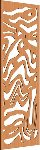 Vista 148 de 9 3/8"W x 24 3/8"H x 1/4"T Northfield Decorativos Paneles de Pared de Madera Calado, Abedul