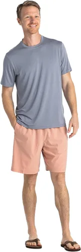 Vista 35 de Free Fly Pantalones cortos Breeze para hombre, entrepierna de 8 pulgadas, de secado rápido, ligeros, con protección solar UPF 50+