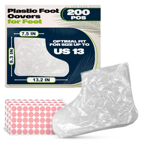 Vista 12 de 100 piezas de cubiertas para los oídos para la ducha - Cubiertas desechables para los oídos para secador de pelo - Fácil de estirar, resistente al