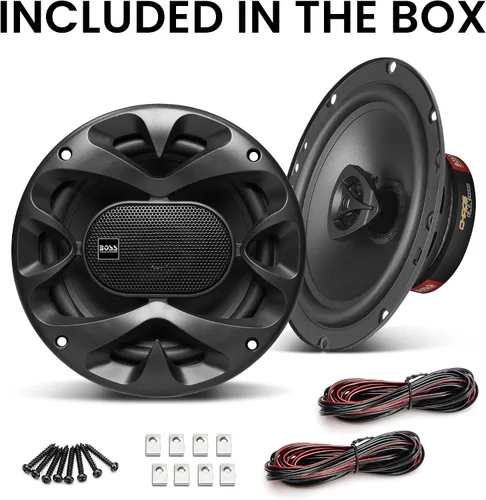 Vista 6 de BOSS Audio Systems CH6520B - Altavoces para puerta de automóvil de 6.5 pulgadas, 250 vatios máximo (par), coaxial, 2 vías, rango completo, 4 ohmios
