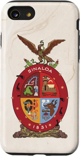 Vista 18 de iPhone 16 Bandera de Sinaloa y fondo elegante - Funda Sinaloense Pride
