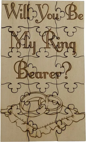 Vista 10 de Will You Be My Bridesmaid Puzzle - Flores, Horizontal