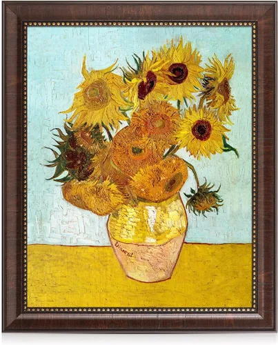 Vista 56 de Serie de pinturas de Vincent Van Gogh (favoritos). Reproducción de arte clásico de Van Gogh, impreso en lienzo, Algodón, Almond Blossom, 16x20