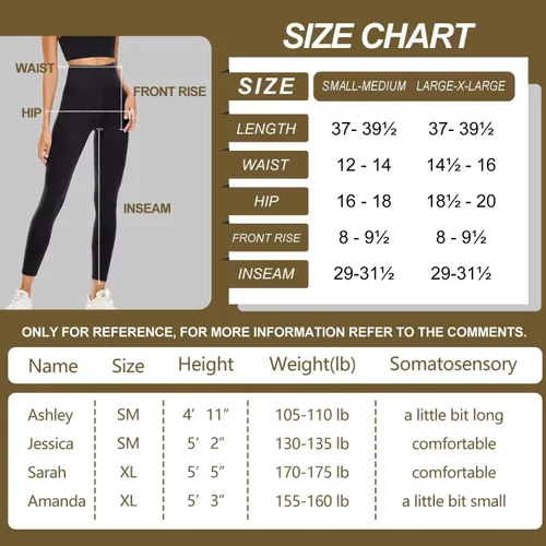 Vista 5 de QGGQDD Paquete de 3 leggings negros de cintura alta para mujer, leggings deportivos suaves para entrenamiento, yoga