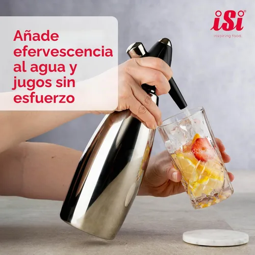 Vista 6 de iSi North America Cargadores de sifón de soda de CO2, 0.30 oz de dióxido de carbono, compatible con Classic SodaMaker y sifón de soda de acero
