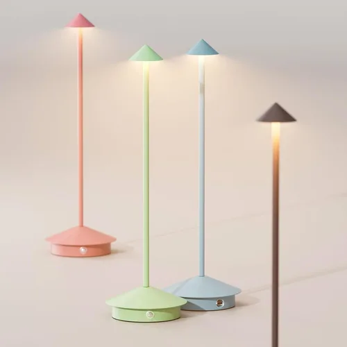 Vista 7 de Paquete de 2 lámparas de mesa LED recargables de 6000 mAh, inalámbricas, 3000 K-6000 K, lámparas táctiles de atenuación continua con función