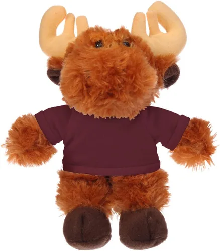 Vista 15 de Plushland Alce flexible de 8 pulgadas con camiseta, regalo personalizado, texto personalizado en la camiseta, gran regalo para el día de la madre