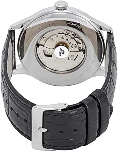 Vista 2 de Orient abierto corazón automático esfera blanca reloj de los hombres FAG00003W0
