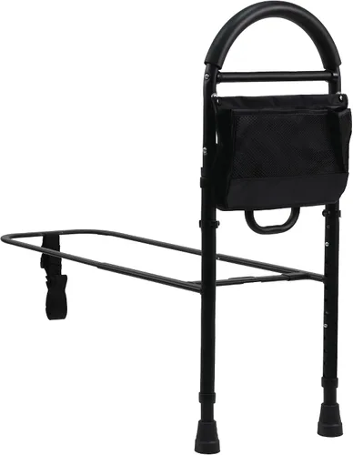 Vista 9 de Vaunn Nuevo Riel de Asistencia Ajustable para Cama Médica (Cumple con el Estándar de Seguridad ASTM F3186–17) y Barra de Agarre con Protector
