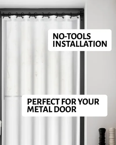 Vista 2 de TidyFriend - Toallero magnético para refrigerador, barra magnética ajustable para superficies metálicas magnéticas, refrigerador, estufa de cocina