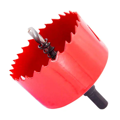 Vista 30 de Broca bimetálica para taladro, cortador de orificios HSS con eje para madera y metal