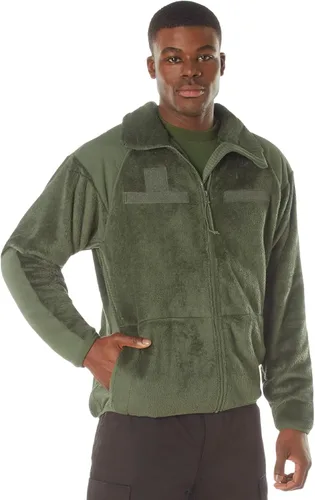 Vista 8 de Rothco Gen III Level 3 ECWCS Chaqueta de forro polar - Abrigo cálido y cómodo para clima frío Ar Tan