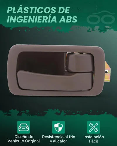 Vista 2 de SCITOO Manija de puerta interior compatible con Toyota 1992-1996 para Camry Brown Interior Conductor Izquierdo Pasajero Interior Derecha Interior 4