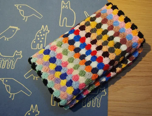 Vista 2 de Gummo Rainbow - Toallas de cocina de algodón turco de doble cara con pompones, colección de toallas de cocina, estilo bohemio (1)
