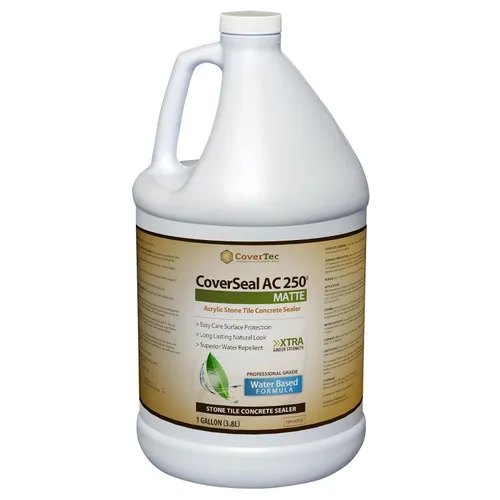 Vista 7 de CoverTec CoverSeal AC250 Matte Stone, Tile and Concrete Sealer 4 Oz