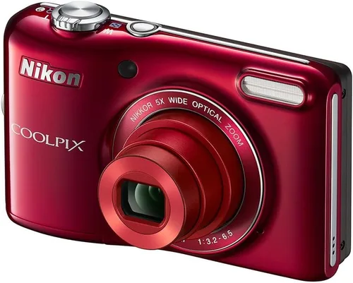 Vista 2 de Nikon COOLPIX L28 Cámara digital de 20,1 MP con lente de zoom 5x y LCD de 3" (rojo) (Modelo antiguo)
