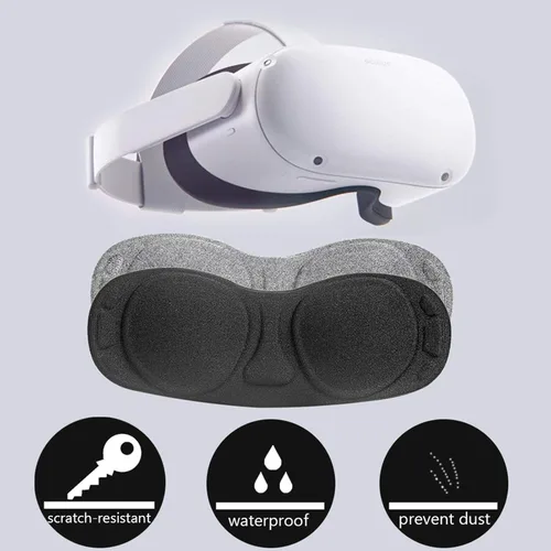 Vista 6 de Owlhouse Lens Cover, 2PCS Practical Scratch-Proof Protector for Oculus Quest 2, VR Glasses Accessories Lens Protection Cover, Dustproof Scratch