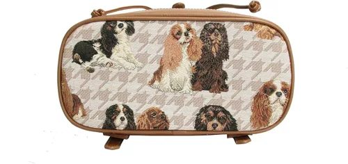 Vista 4 de Signare Tapestry - Mochila de moda para mujer con diseño de perro Cavalier King Charles Spaniel (RUCK-KGCS)