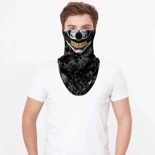 Vista 3 de Obacle Máscara facial con cordón ajustable para hombres y mujeres
