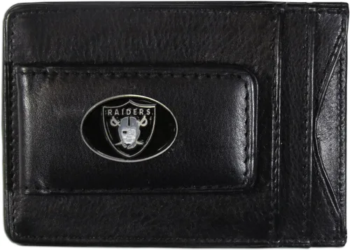 Vista 21 de Portadocumentos clip de piel para dinero NFL