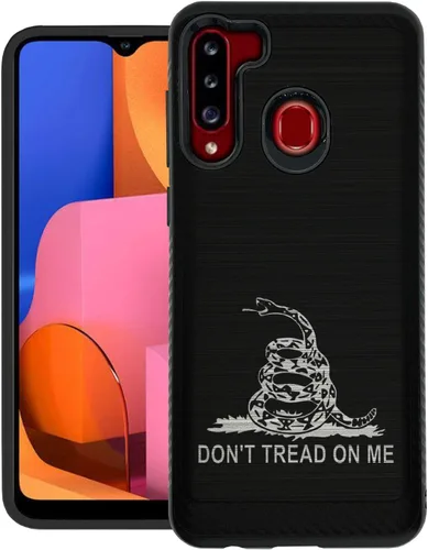 Vista 22 de CasesOnDeck - Carcasa resistente compatible con Samsung Galaxy A21 y A21 (armadura cepillada)