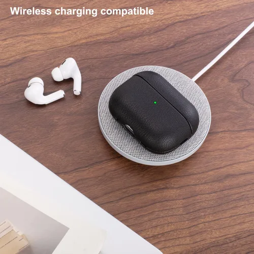 Vista 6 de Lopie Estuche de cuero para AirPods Pro de segunda generación - Rojo, unisex